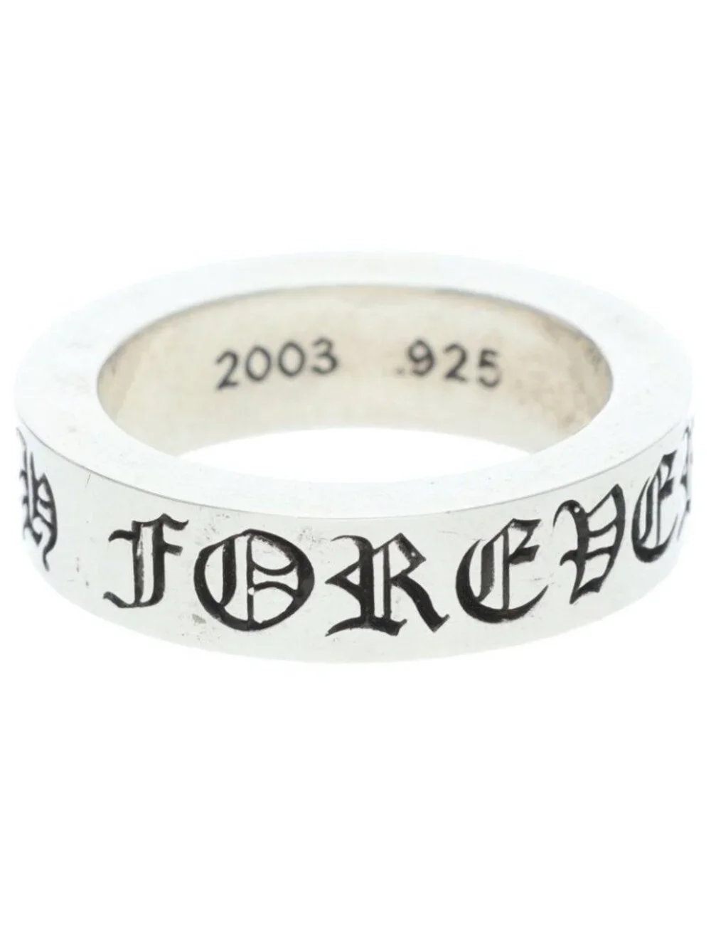 Chrome Hearts Spacer Forever Silver Ring